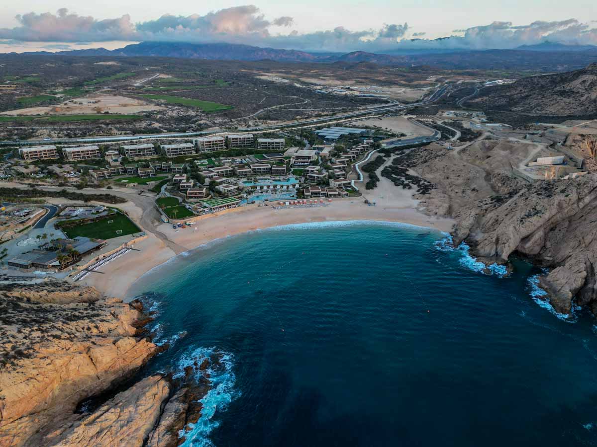 Bahia Santa Maria - Santa Maria Bay - swimmable beaches in Cabo
